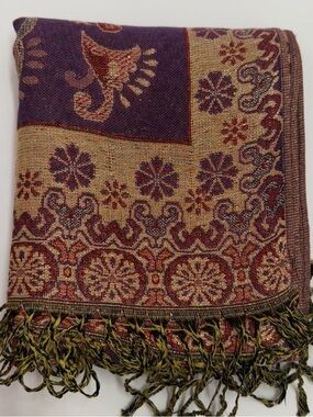 New | Limited Edition: Purple Shimmer Pashmina Shawl
